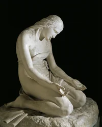 Kajícná Magdaléna, od Antonia Canovy (1757-1822)