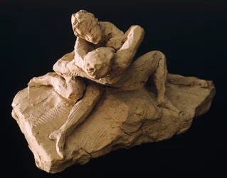 Venuše a Adonis od Antonia Canovy (1757-1822), model z hlíny