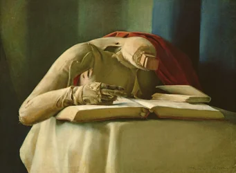 Manekýn, Annigonis Studio, 1958 (olejová tempera na plátně)