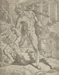 Hercules a Cacus, 1540-45.