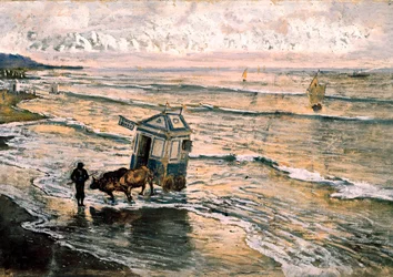 Obraz Mar Cantabrico (Kantabrijské moře) od Antonia Munoze i Degraina (1841-1924)