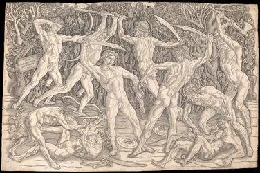 Bitva nahých, kolem 1470-90