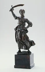Judith, kolem 1470 (bronz se stopami zlacení)