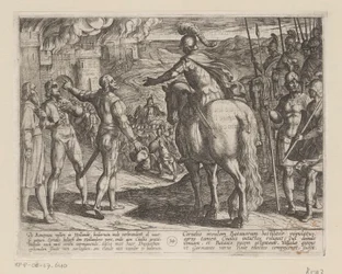 Římané vypalují holandský venkov Batavské války proti Římanům (název série) Batavorum cum Romanis Bellum (název série)