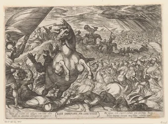 Joshua přikazuje slunci, aby zůstalo stát Iosue imperante sol constitit (název na objektu) Starý zákon bitevní scény (název série)