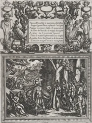 Deska 18: Ilustrace ke zpěvu XVIII, z Torquata Tassa 