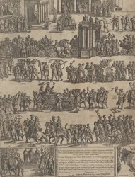 Triumf římského císaře na levé straně, 1603.