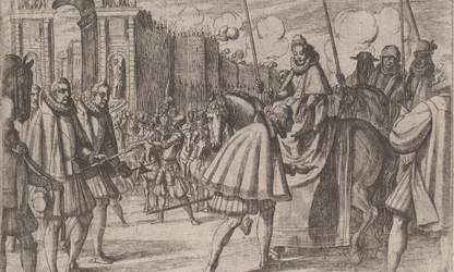 Triumfální vjezd Markéty Rakouské do Milána, ze života Markéty Rakouské, str..., 1612.