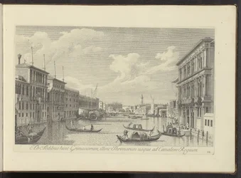 Nachází se na Canal Grande a Palazzo Vendramin-Calergi te Benátky Od domů Grimanů na této straně, na straně Trůnů až ke Královskému kanálu (název na předmětu) Známější pohledy na město Benátky z panelů Antonius Canal 38 vytištěných vzduchem Antoniem
