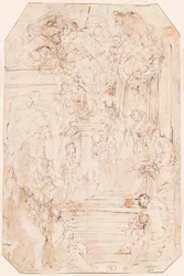 Uvedení Panny Marie v chrámu [verso]