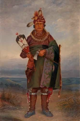 Sac a Fox Indian, ca. 1893.