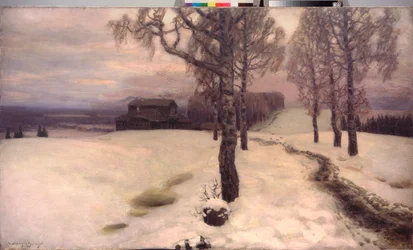 Dech jara - obraz Appolinari Michajlovič Vasněcov (1856-1933), olej na plátně