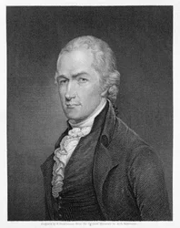 Alexander Hamilton (1757-1804) vyryl John Francis Eugene Prud