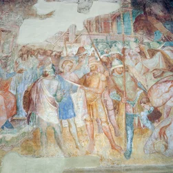 St. Ephysius Condemned, c.1390 (freska)