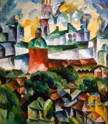 „Krajina s klášterem Trojice-Sergius“, 1920.