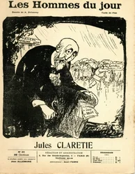 Obálka „“The Men of the Day““, cca 1906 – Ilustrace Aristide Delannoy (1874-1911): Claretie Jules (1840-1913)