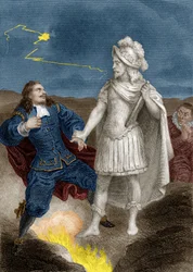 Molièrův Don Juan: Don Juan se sochou Komtura, 1870