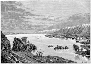 Jezero Tali, Japonsko, 1895.