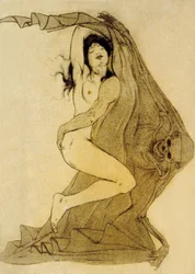 Ilustrace z „Květů zla“, básní Charlese Baudelaira, 1899