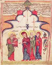 Prezentace v chrámu z evangelia, c.1200