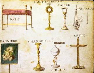 Ilustrace z "Francouzské abecedy z roku 1814", vyd. Charles Plante Fine Arts