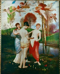 Hymnus an den Fruehling (olej na plátně)