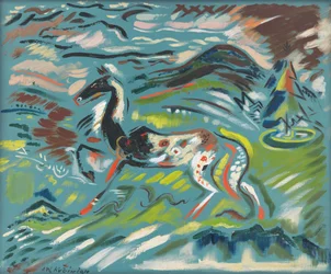 Kůň, kolem roku 1940 (olej na plátně)