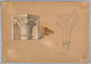Dvě studie architektonických detailů