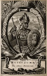 Portrét mexického krále Montezumy