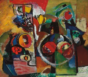 Abstrakce #2, kolem 1929-1935 (olej na plátně)