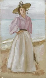 Promenáda, kolem roku 1895