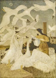 Divoké labutě Dvanáct bratří se proměnilo v labutě, 1928.