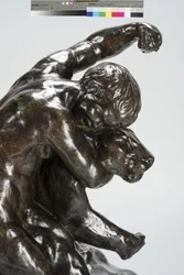 Puma a dítě (bronz)
