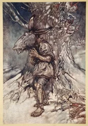 Budu zpívat, aby slyšeli Nemám strach, ilustrace ze „Snu nocí svatojánských“ od Williama Shakespeara, 1908