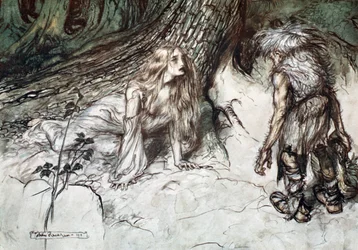 „Mime najde Siegfriedovu matku v lese“, 1924.