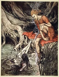 „Čisté zářivé děti Rýna mi vyprávěly o svém zármutku“, 1910