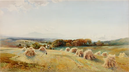 A Harvestfield, Windermere (barva těla, tužka a wc na papíře)