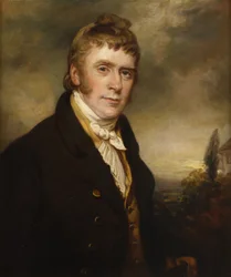 Portrét Johna Martina, asi 1817 (olej na plátně)