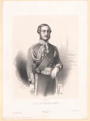 Albert, anglický princ-chotě vévoda saský princ sasko-kobursko-gothajský