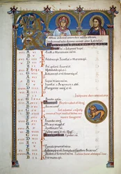 Antifonář svatého Petra, asi 1160 (osvětlená stránka)