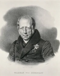 HUMBOLDT, Wilhem von (1767-1835). Německý státník a filozof. Litografie.