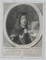 Dánský král Kristián V.