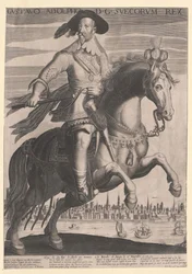 Švédský král Gustav Adolf Švédský
