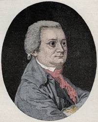 Portrét Augusta Wilhelma Ifflanda, německého herce a dramatika -