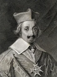 Portrét kardinála Richelieu .