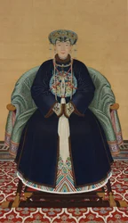 Portrét paní Wanyan, první manželky prince Hongminga (1705-1767)