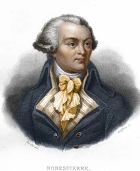 Portrét Maxmiliána Marie Isidora od Robespierra (1758-1794), francouzského politika.