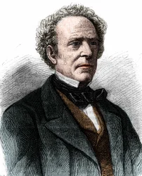 Portrét francouzského politika Prospera Duvergiera de Hauranne (1798 - 1881).