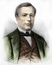 Portrét Xaviera MARMIERA Spisovatel, básník, cestovatel, překladatel severské literatury.