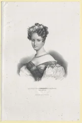 Francouzská princezna Marie (tisk)